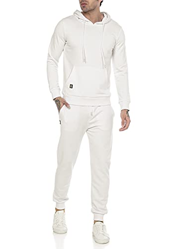 Redbridge Jogginganzug für Herren Jogger-Set Trainingsanzug Sweat Basic Ecru L von Redbridge