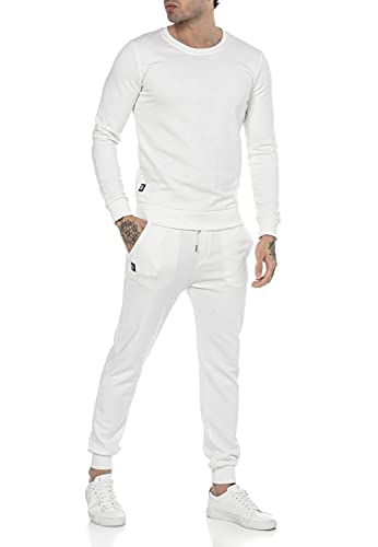 Redbridge Jogginganzug für Herren Jogger-Set Trainingsanzug Sweat Basic Ecru L von Redbridge