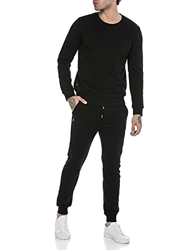 Redbridge Jogginganzug für Herren Jogger-Set Trainingsanzug Sweat Basic Schwarz XXL von Redbridge