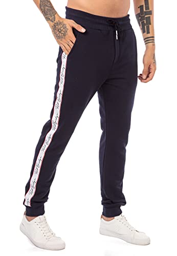 Redbridge Jogginghose Sweatpants mit seitlichem Streifen dunkelblau Gr S von Redbridge