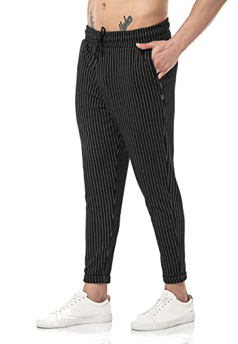 Jogginghose im Chino Hosen Style Jogger Hose Freizeithose Schwarz S von Redbridge