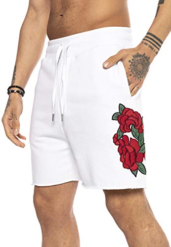 Redbridge Kurze Hose Sweatpants Shorts Sporthose Freizeithose Weiß XL von Redbridge