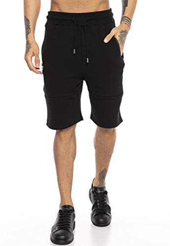 Redbridge Lässige Sweatpants Kurze Hose Shorts Jogger Premium Qualität Schwarz M von Redbridge