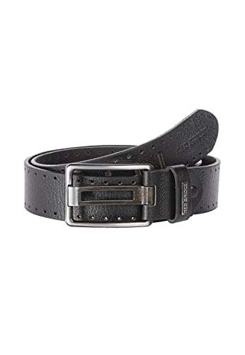 Redbridge Herren Echt Leder Gürtel Leather Belt echtes Leder schwarz 100 cm von Redbridge