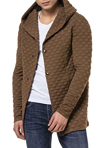 Redbridge Mantel Herren Cardigan Lange Jacke Braun L von Redbridge