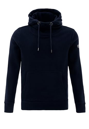 Redbridge Moderner Kapuzenpullover mit hohem Kragen Bequemer Hoodie für Freizeit und Alltag DunkelBlau M von Redbridge
