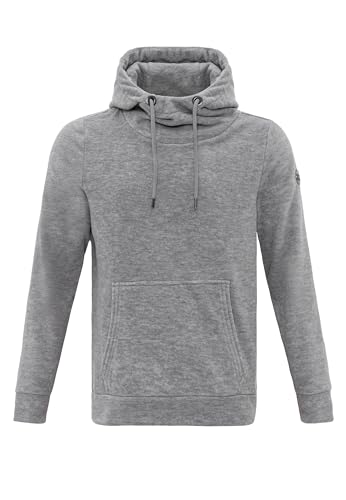 Redbridge Moderner Kapuzenpullover mit hohem Kragen Bequemer Hoodie für Freizeit und Alltag Graumelange XL von Redbridge