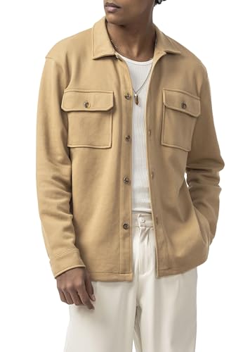 Redbridge Oversized Overshirt im minimalistischen Design Hemdjacke ideal für Casual-Looks Braun XXL von Redbridge