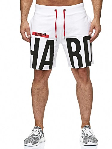 Redbridge Premium Shorts Trainingshose kurz Jogginghose Sporthose Weiß XXL von Redbridge