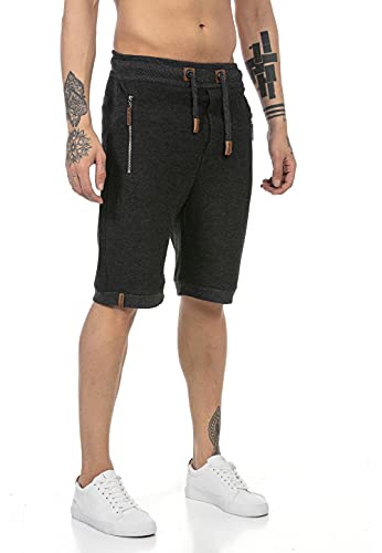 Redbridge Shorts für Herren Kurze Hose Sweat-Pants Sporthose Freizeithose Anthrazit M von Redbridge