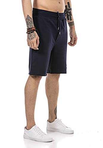Redbridge Shorts für Herren Kurze Hose Sweat-Pants Sporthose Freizeithose Blau L von Redbridge