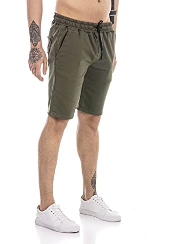 Redbridge Shorts für Herren Kurze Hose Sweat-Pants Sporthose Freizeithose Bermuda Capri Khaki L von Redbridge