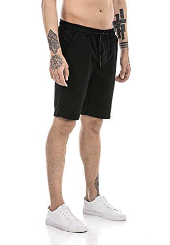 Redbridge Shorts für Herren Kurze Hose Sweat-Pants Sporthose Freizeithose Bermuda Capri Schwarz M von Redbridge