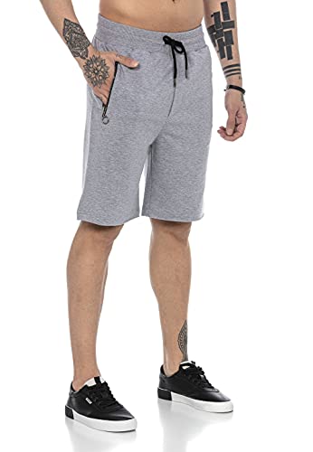 Redbridge Shorts für Herren Kurze Hose Sweat-Pants Sporthose Freizeithose Grau L von Redbridge