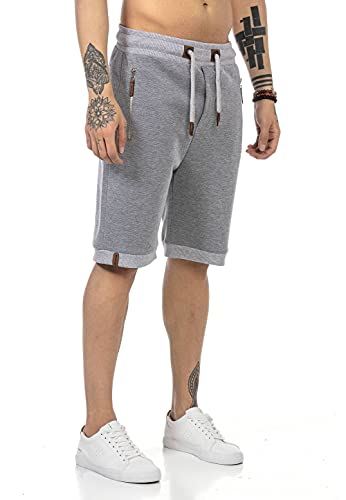 Redbridge Shorts für Herren Kurze Hose Sweat-Pants Sporthose Freizeithose Grau M von Redbridge