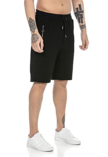 Redbridge Shorts für Herren Kurze Hose Sweat-Pants Sporthose Freizeithose Schwarz M von Redbridge