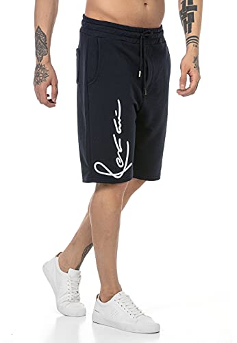 Redbridge Shorts für Herren Sweat-Pants Freizeit-Hose Baumwolle Blau S von Redbridge