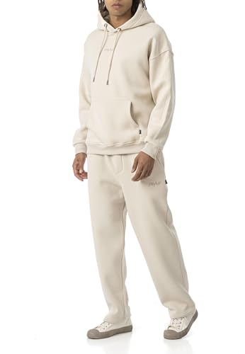 Redbridge Jogginganzug Set Hoodie und Jogginghose - Sweat Anzug Loose Fit Beige XL von Redbridge