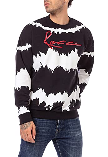 Redbridge Sweatshirt Rundhals Pullover Black and White Schwarz XL von Redbridge