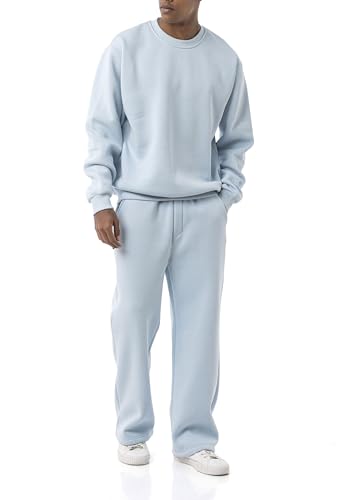 Redbridge Sweatsuit Zweiteiler – Bequemer Jogginganzug Set mit Sweatshirt & Hose – Loungewear Trainingsanzug für Freizeit & Alltag Blau XXL von Redbridge