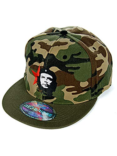 Redbridge Unisex Red Bridge Logo Cap Fitted oder Snapback Basecap Che Guevara Signature Bestickt Camouflage - Snapback One Size von Redbridge