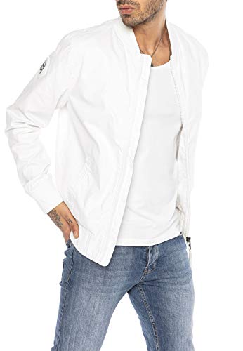Redbridge Zeitlose Blouson Jacke in modischen Farben Übergangsjacke mit klassischem Schnitt Weiß XL von Redbridge
