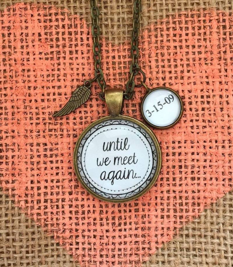 Anhänger Halskette "Until We Again Meet" von RedeemedJewelry