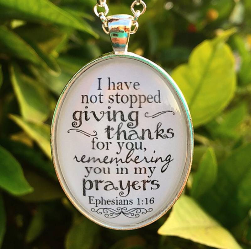 Epheser 0116 Anhänger Halskette von RedeemedJewelry