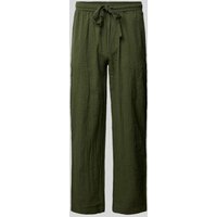 Redefined Rebel Loose Fit Stoffhose mit Strukturmuster Modell 'ANDY' in Oliv, Größe M von Redefined Rebel