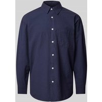 Redefined Rebel Oversized Fit Freizeithemd mit Brusttasche Modell 'ANDY' in Marine, Größe XXL Redefined Rebel Oversized Fit Freizeithemd mit Brusttasche Modell 'ANDY' in Marine, Größe XXL von Redefined Rebel