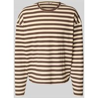 Redefined Rebel Oversized Longsleeve mit Rundhalsausschnitt Modell 'Lewis' in Dunkelbraun, Größe XXL Redefined Rebel Oversized Longsleeve mit Rundhalsausschnitt Modell 'Lewis' in Dunkelbraun, Größe XXL von Redefined Rebel