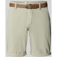 Redefined Rebel Regular Fit Bermudas mit Gesäßtaschen Modell 'NEBRASKA' in Lind, Größe XXL von Redefined Rebel