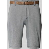 Redefined Rebel Regular Fit Bermudas mit Gesäßtaschen Modell 'NEBRASKA' in Marine Melange, Größe XXL von Redefined Rebel