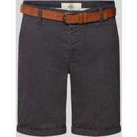 Redefined Rebel Regular Fit Chino-Shorts mit Gürtel Modell 'MIKE' in Anthrazit, Größe XXL Redefined Rebel Regular Fit Chino-Shorts mit Gürtel Modell 'MIKE' in Anthrazit, Größe XXL von Redefined Rebel