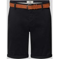 Redefined Rebel Regular Fit Chino-Shorts mit Gürtel Modell 'MIKE' in Black, Größe XXL von Redefined Rebel