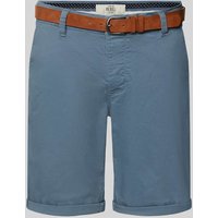 Redefined Rebel Regular Fit Chino-Shorts mit Gürtel Modell 'MIKE' in Jeansblau, Größe XL Redefined Rebel Regular Fit Chino-Shorts mit Gürtel Modell 'MIKE' in Jeansblau, Größe XL von Redefined Rebel