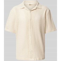 Redefined Rebel Regular Fit Freizeithemd mit Lochmuster Modell 'HARRY' in Offwhite, Größe XL Redefined Rebel Regular Fit Freizeithemd mit Lochmuster Modell 'HARRY' in Offwhite, Größe XL von Redefined Rebel