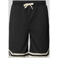 Redefined Rebel Regular Fit Meshshorts mit Kontraststreifen Modell 'COLLIN' in Black, Größe XXL von Redefined Rebel