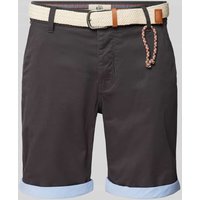 Redefined Rebel Regular Fit Shorts mit Gürtel in Flecht-Optik Modell 'MAGNUS' in Anthrazit, Größe XL Redefined Rebel Regular Fit Shorts mit Gürtel in Flecht-Optik Modell 'MAGNUS' in Anthrazit, Größe XL von Redefined Rebel