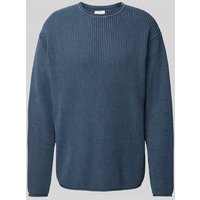 Redefined Rebel Strickpullover mit Rollsaum Modell 'RYAN' in Marine, Größe S von Redefined Rebel