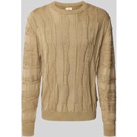 Redefined Rebel Strickpullover mit Strukturmuster Modell 'Jamie' in Beige, Größe XXL Redefined Rebel Strickpullover mit Strukturmuster Modell 'Jamie' in Beige, Größe XXL von Redefined Rebel