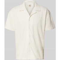 Redefined Rebel T-Shirt mit Label-Stitching Modell 'HAROLD' in Offwhite, Größe M Redefined Rebel T-Shirt mit Label-Stitching Modell 'HAROLD' in Offwhite, Größe M von Redefined Rebel