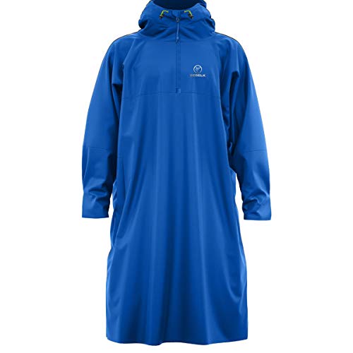 Redelk - Poncho zum Trekking, Wandern und Reisen mit Rucksack, Blau, Blau XS/S von Redelk