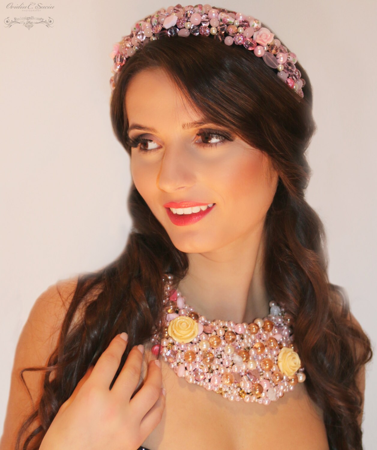 Elegante Rosa Kette Elegante Rosa Kette von RedesignBeauty