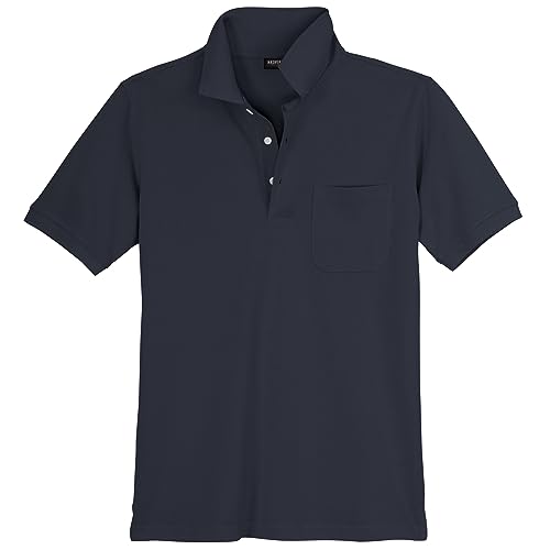 Redfield Piqué Poloshirt Übergröße dunkelblau Ralph, Größe:5XL von Redfield