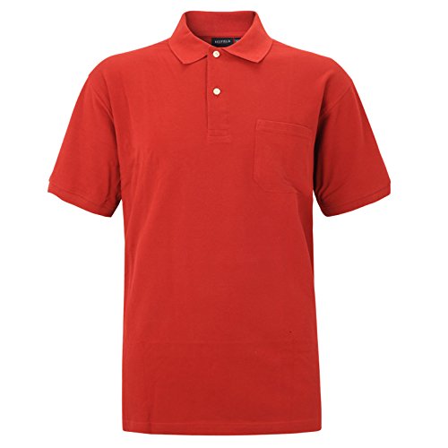 Redfield Piqué Poloshirt Übergröße rot, Größe:3XL von Redfield