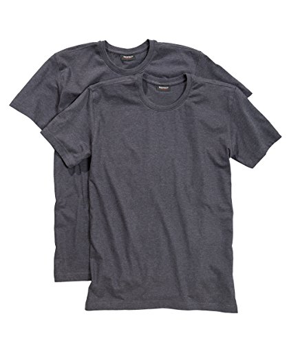 Redfield 2-er Pack Rundhals T-Shirts Anthra. Melange, Größe:10XL von Redfield