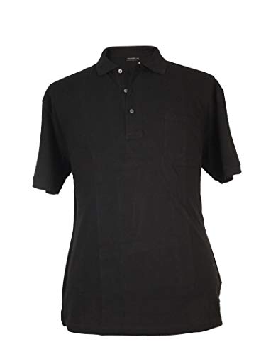 Redfield Basic Kurzarmpolo 3XL - 10XL, schwarz, Größe:8XL von Redfield