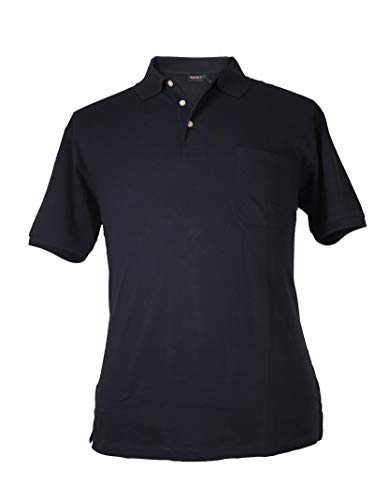 Redfield Basic Kurzarmpolo Herrenübergrößen, Navy, Größe:4XL von Redfield