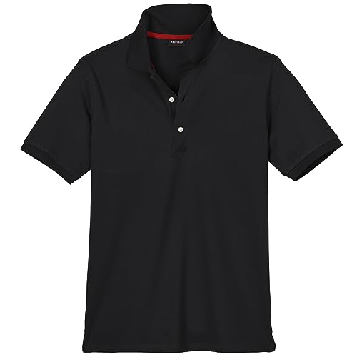 Redfield Basic Stretch-Poloshirt Übergröße schwarz, Größe:6XL von Redfield